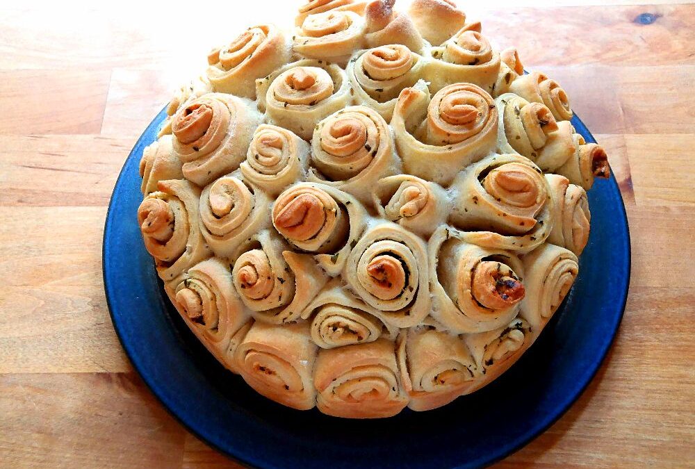 Ein Kräuterbrot backen